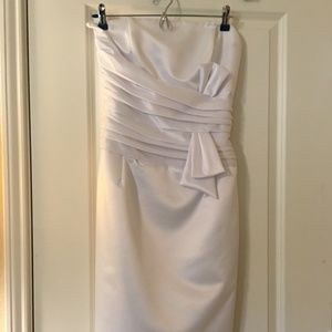 Fiesta white cocktail dress